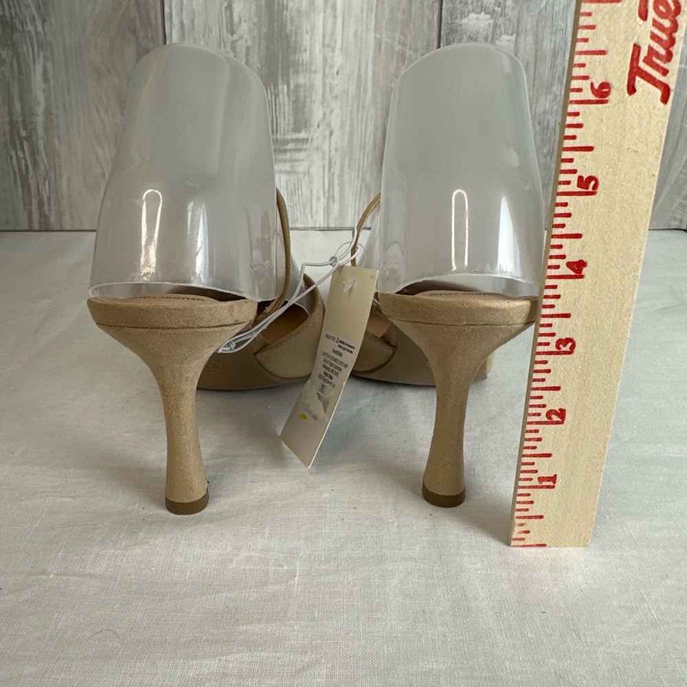 Flawed Chic Tan Women's Heels - Picture 5 of 6